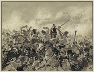 The Greys and Ninety Second at Waterloo, 18 June 1815